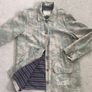 Current/Elliott Camouflage Cotton Jacket